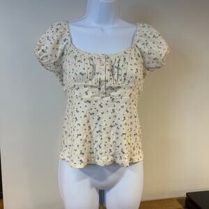 HEART & HIPS Large Babydoll Y2K Coquette Floral Dainty Cottage-core Woman’s